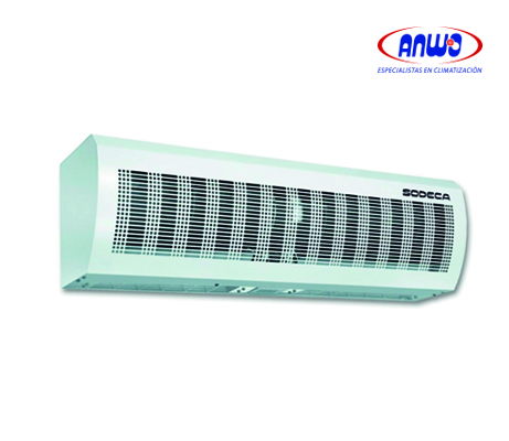 CORTINA DE AIRE PARA ALTURA DE HASTA 3M L=1500MM CON RESIST ELECTRICA 5.5KW Q MAX 1800M3H 380V